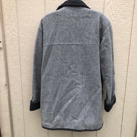 Vintage St. John’s Bay | Gray Wool Blend Coat | 10 - Picture 9 of 12